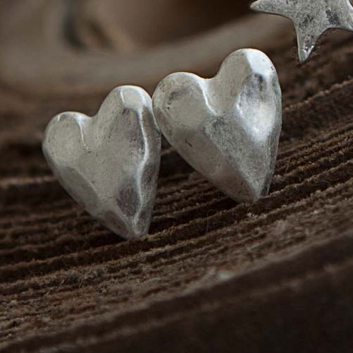 Tutti & Co Jewellery - Silver Heart Stud Earrings