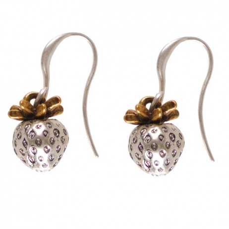 Hultquist Jewellery Strawberry Bi Colour Earrings
