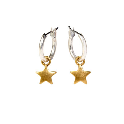 Hultquist Jewellery Starraine Bi Hoop Earrings - Free Delivery