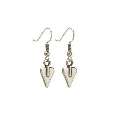 Danon Jewellery Mini Silver Heart Drop Earrings E2800S