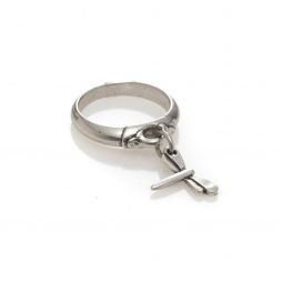 Danon Jewellery Silver Mini Dragonfly Charm Ring r1064