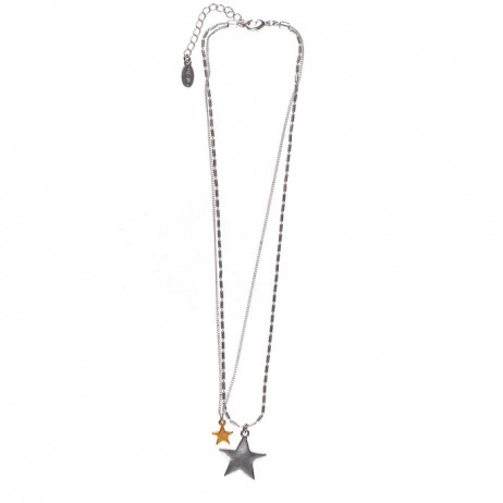 Hultquist Jewellery Silver and Gold Starraine Short Necklace
