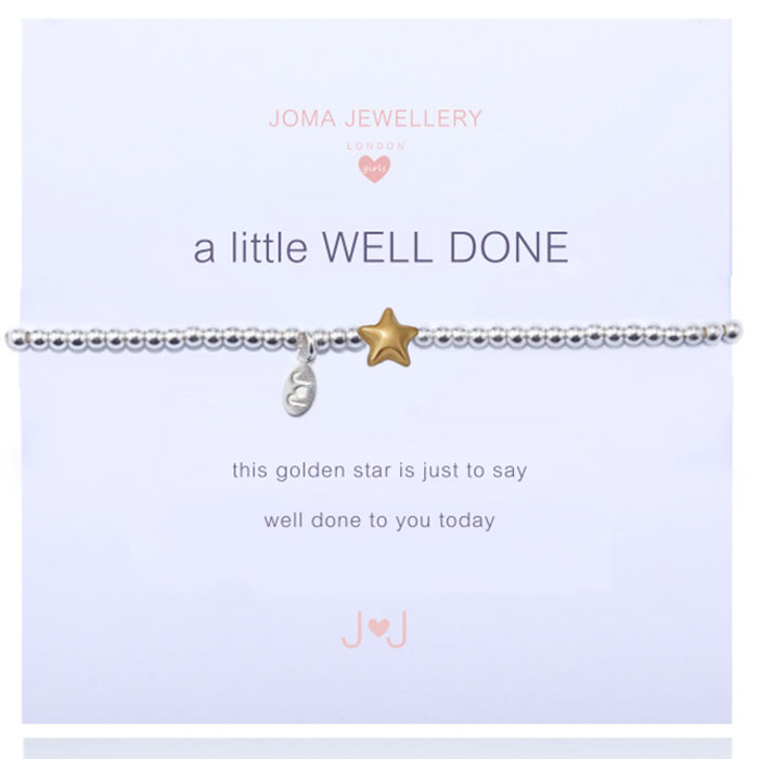 Joma Jewellery Girls a little Well Done Star Bracelet