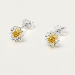 Estella Bartlett Silver Plated Mini Wildflower Stud Earrings