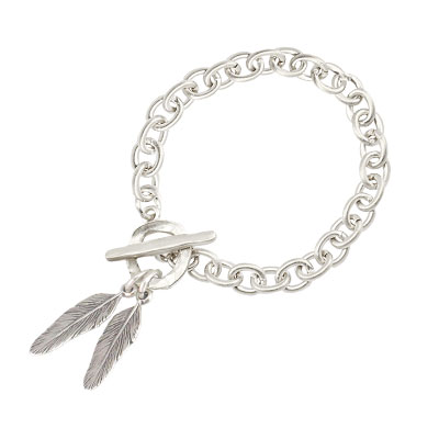 Danon Jewellery Silver Feathers Bracelet
