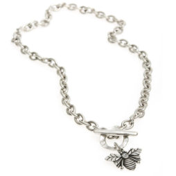 Danon Jewellery Silver Plated Bumble Bee Chunky Necklace