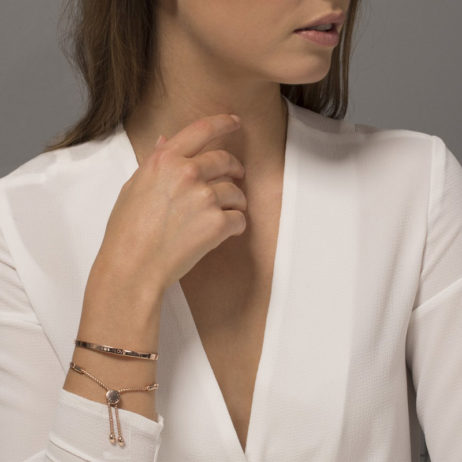 Forever Joma The Halo Rose Gold Friendship Bangle