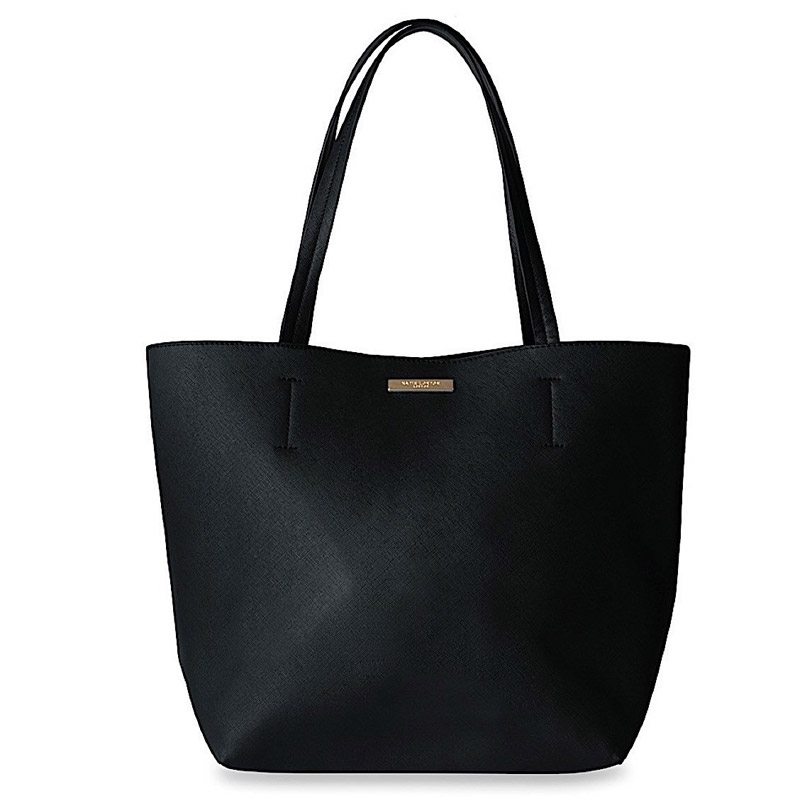 Katie Loxton Parker Shopper Bag Black with Free Delivery Lizzielane
