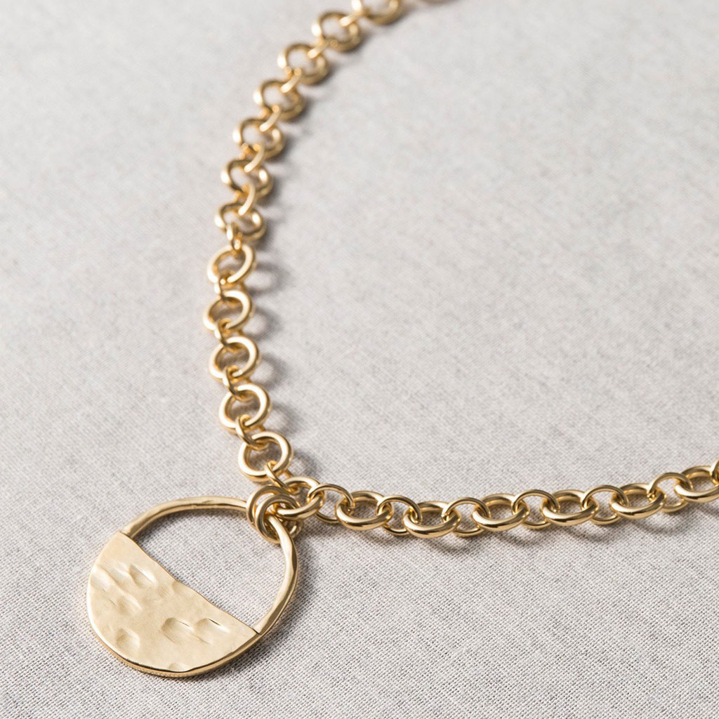 Danon Jewellery Inner Circle Gold Link Necklace N5166GF