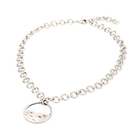 Danon Jewellery Inner Circle Silver Link Necklace *