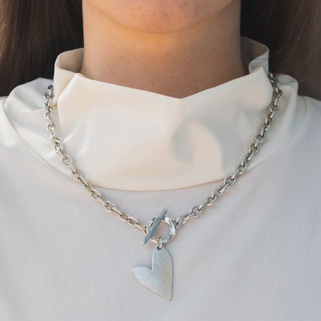 Danon Jewellery True Love Silver Heart Necklace