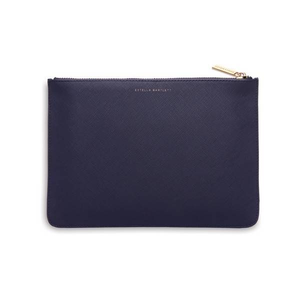 Estella Bartlett Navy Medium Pouch Live As You Dream EBP2364