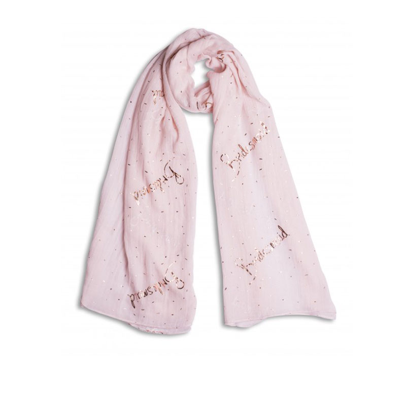 Katie Loxton Bridesmaid Scarf Blush Pink KLS070