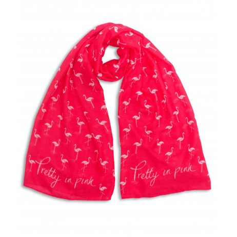 Katie Loxton Pretty In Pink Flamingo Scarf