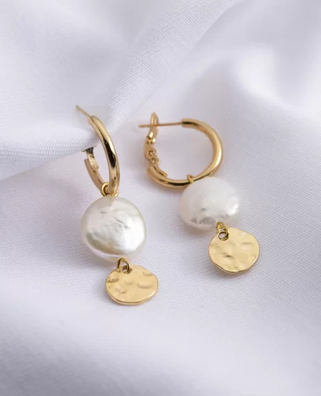 Danon Jewellery Venus Small Hoop Earrings Gold