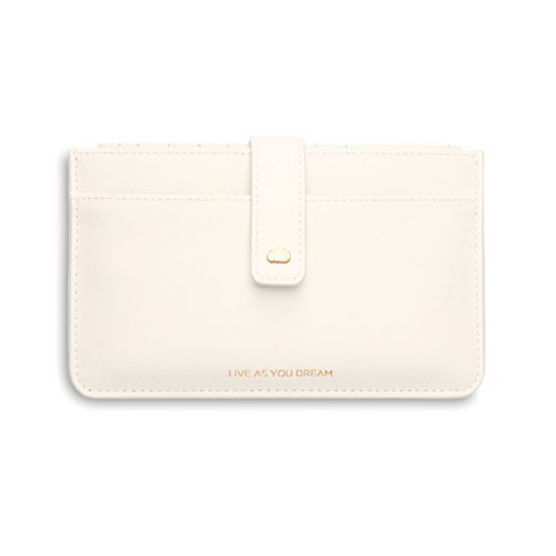 Estella Bartlett Travel Document Wallet Ivory Live As You Dream EBP3104