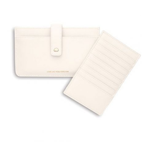 Estella Bartlett Travel Document Wallet Ivory Live As You Dream