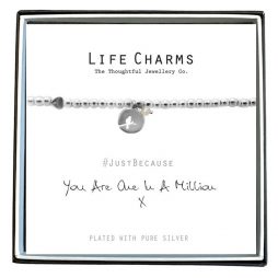 Life Charms One In A Million Silver Bracelet LC011BW