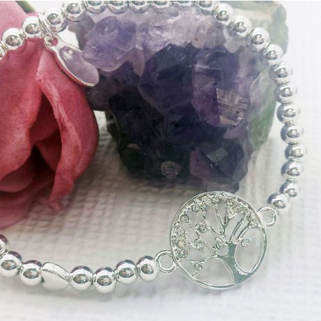 Life Charm Family Is Everything Silver Bracelet