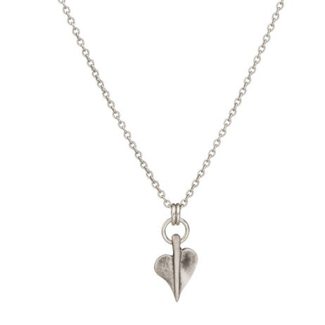 Danon Jewellery Silver Leaf of Love Long Necklace