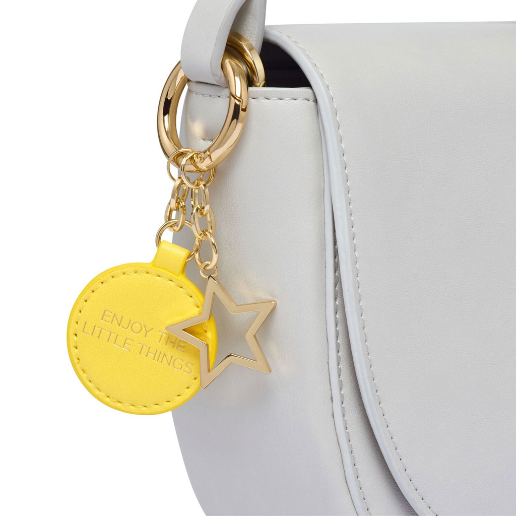 Estella Bartlett Stone Bag with Yellow Bag Tag and Star Charm EBP3264