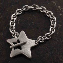 Danon Jewellery Silver Star T-Bracelet