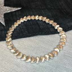 Gracee Jewellery Silver Hearts Bracelet