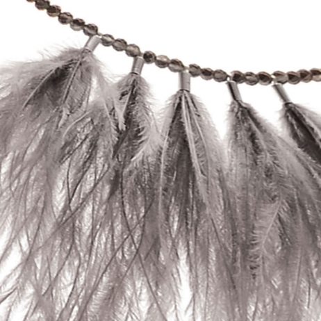Hot Tomato Jewellery Smoke Feathers Necklace
