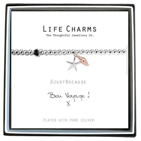 Life Charms Bon Voyage Silver Bracelet