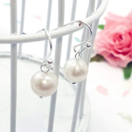 Life Charm Freshwater Pearl Hook Earrings