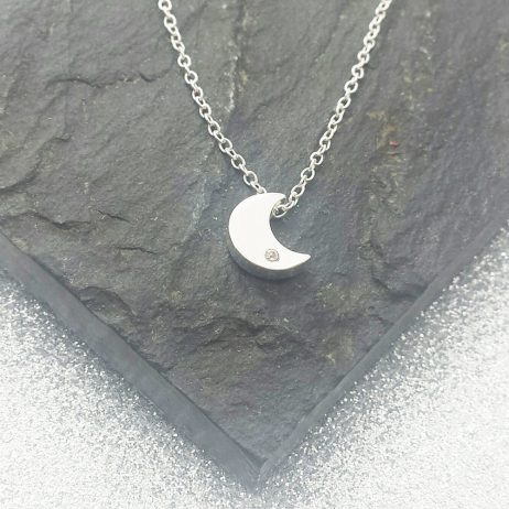 Life Charms I Love You To The Moon And Back Silver Necklace