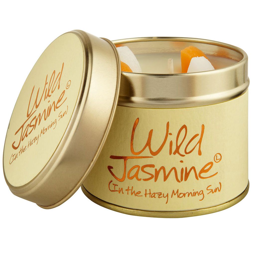 Lily-Flame Wild Jasmine Scented Candle Tin 1wil