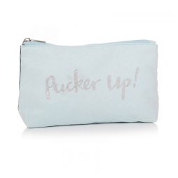 Shruti Designs Ta Da Pucker Up Cosmetic Wash Bag | Teal and Silver