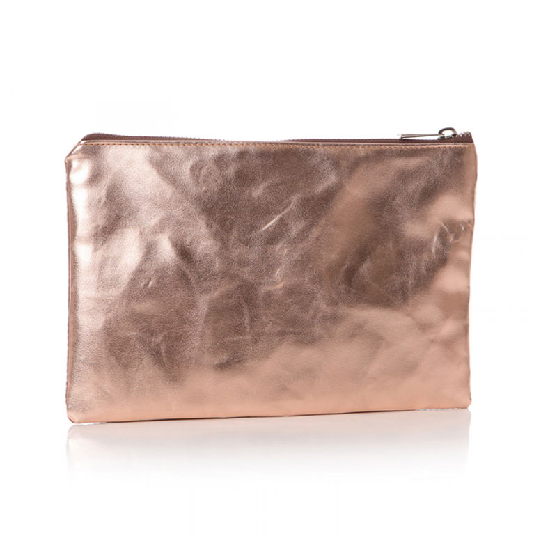 Shruti Designs Ta Da I Like Cosmetic Bag Pouch | Beige and Gold 77052
