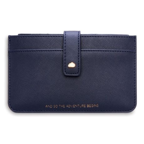 Estella Bartlett And So The Adventure Begins Navy Travel Document Wallet