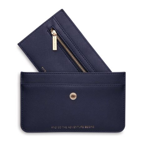 Estella Bartlett And So The Adventure Begins Navy Travel Document Wallet