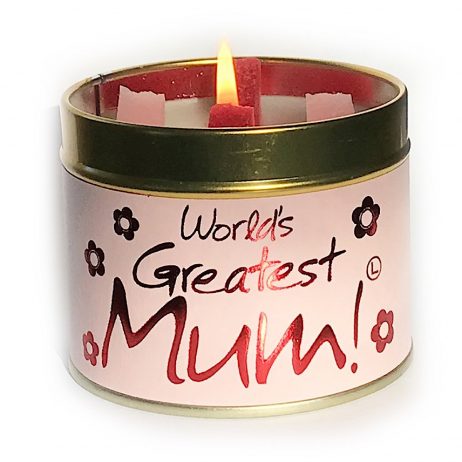 Lily-Flame World's Greatest Mum Candle Tin
