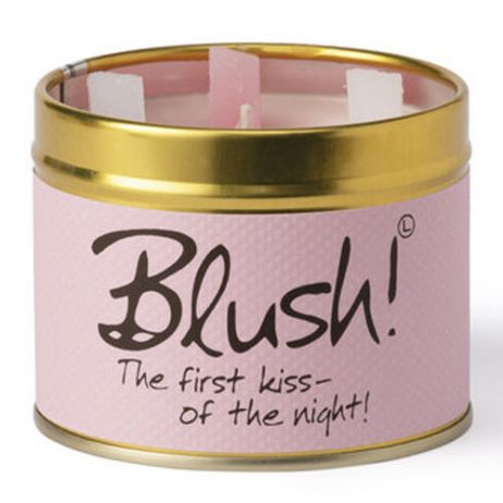 Lily-Flame Blush Scented Gift Candle Tin