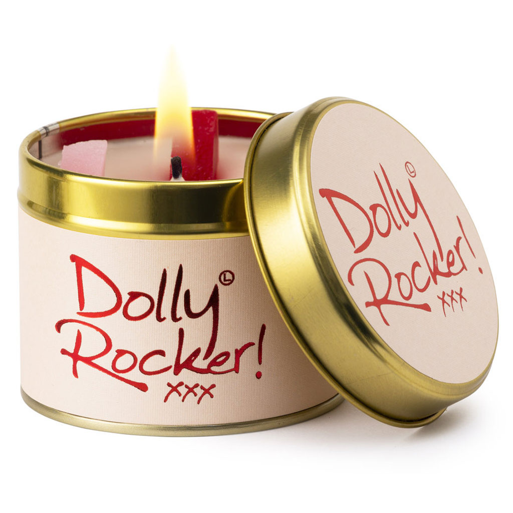 Lily-Flame Dolly Rocker Scented Gift Candle Tin 1dol