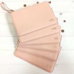 Personalised Pouch Monogram Clutch Bag