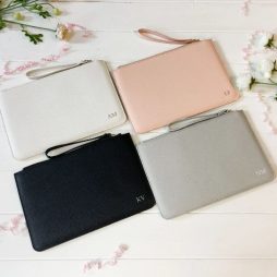 Exquisite Personalised Clutch Bag with Monogram: The Perfect Gift for Her