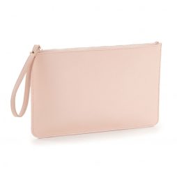 Essential Pouch with Carry Handle - Soft Pink Clutch Bag