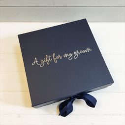 Personalised Best Man/Usher Luxury Gift Box with Ribbon - Medium