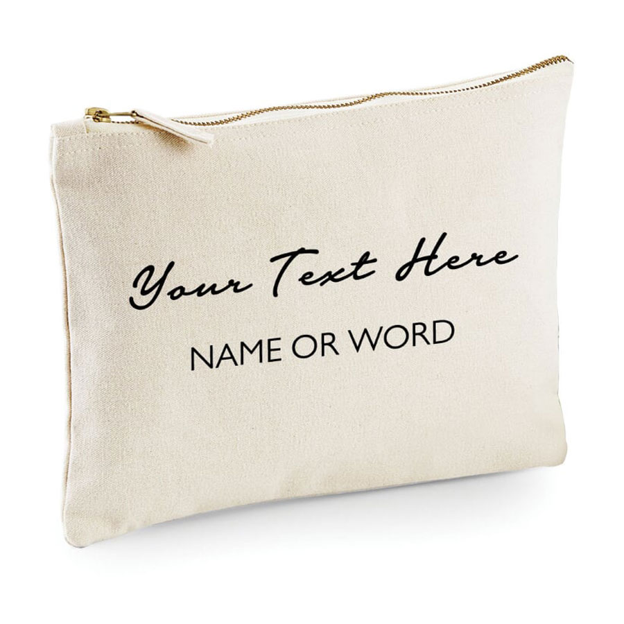 Personalised photo on sale make up bag