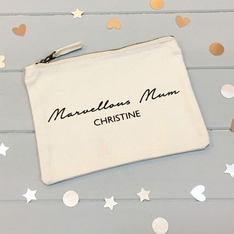 Personalised Marvellous Mum Makeup Bag