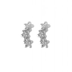 Hultquist Jewellery Sterling Silver Plated Forget Me Knot Earrings