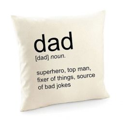 Dad Dictionary Definition Cushion Cover | Decorative Throw Pillow Cover