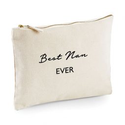 Best Nan Ever Makeup Bag Cosmetic Bag