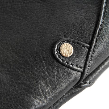 DEPECHE-Denmark Leather Belt Bag - Black Bum Bag