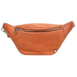 DEPECHE-Denmark Leather Belt Bag - Crossbody Fashion Chic Soft Cow Leather Bag - Cognac